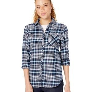 Columbia Flannel Simply Put Plaid long sleeve Cotton Shirt sz M